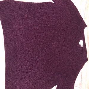 Burgundy Knit Sweater
